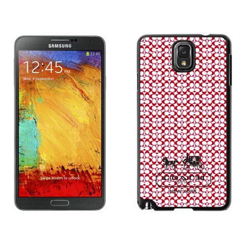 Coach In Confetti Signature Red Samsung Note 3 Cases DSL